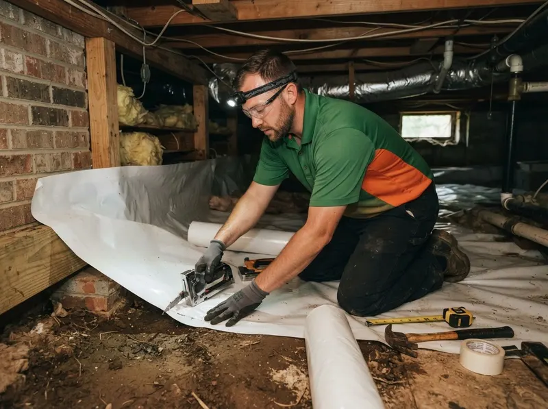 Crawl Space Moisture Control in Charlotte, NC